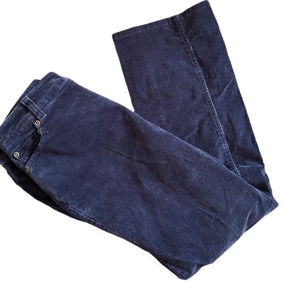 💥50% sale💥Charter Club dark blue corduroy slacks size 6P. E#228